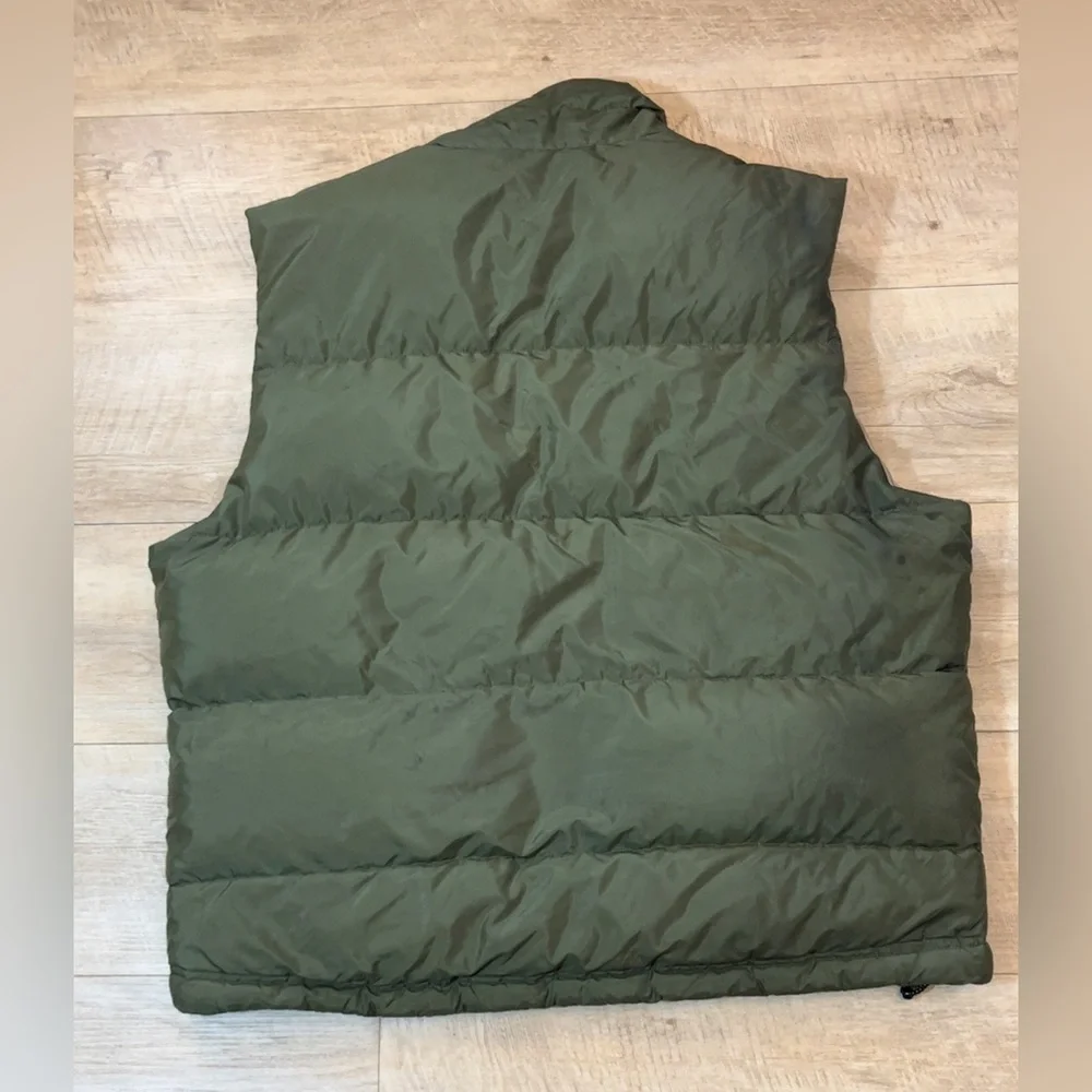 J. Crew Men’s Down Insulated Full Zip Puffer Vest Size XL